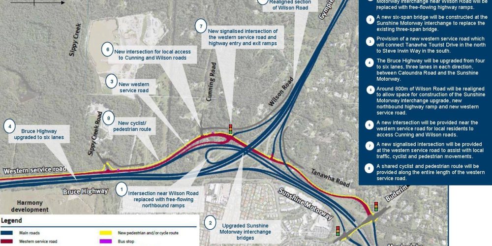 How the new Sunshine Motorway Interchange will look