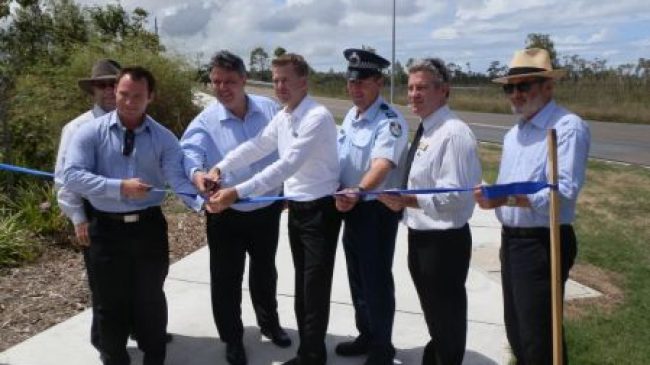 Claymore Road bike path officially opens